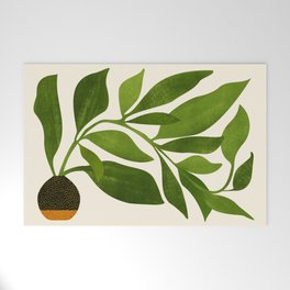 The Wanderer - House Plant Illustration Welcome Mat