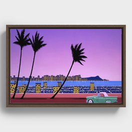 Hiroshi Nagai artwork Framed Canvas