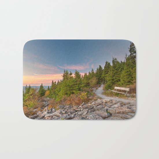 Spruce Knob Twilight Trail Bath Mat