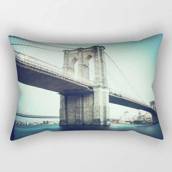 Brooklyn Bridge Rectangular Pillow