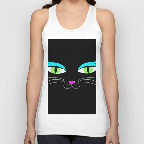 Cat's Eyes Unisex Tank Top