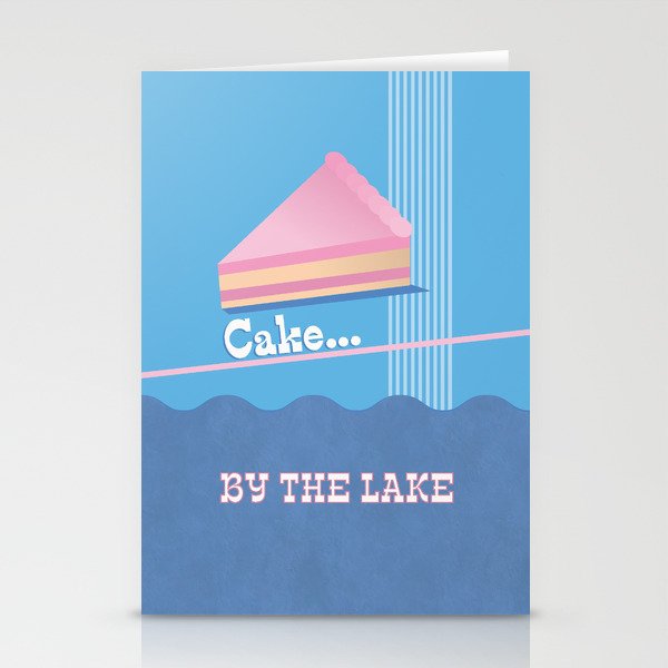 Cake by the Lake Stationery Cards