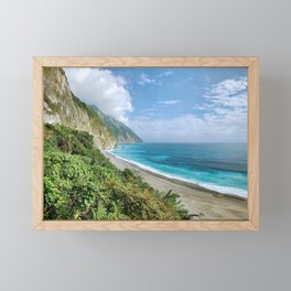 Ocean Cliffs Framed Mini Art Print
