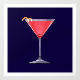 The Drink Series - Cosmopolitan Art Print
