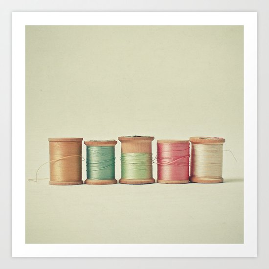 Five in a Row Art Print