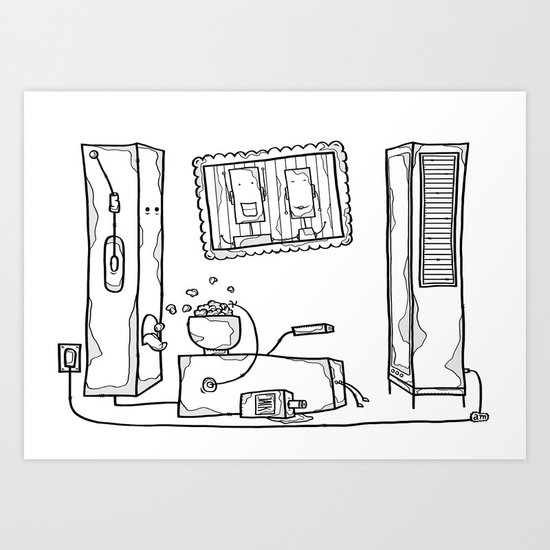 robot schmobot Art Print