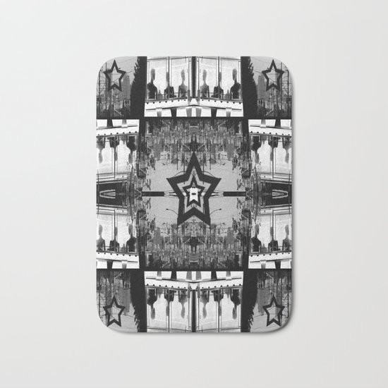 Masking The Inhuman Populace Bath Mat