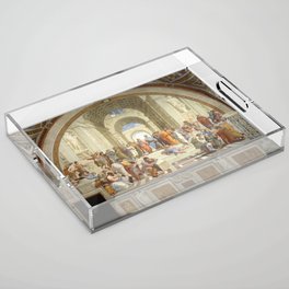 Raphael - The School of Athens Acrylic Tray
