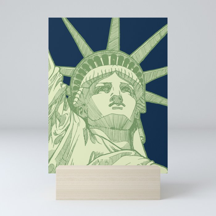 Liberty Statue Mini Art Print