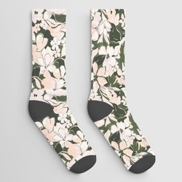 Floral Pouch Socks