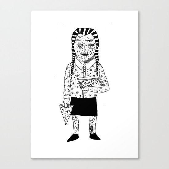 WEDNESDAY ADDAMS Canvas Print