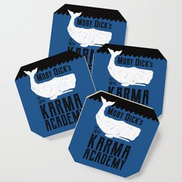 The Moby Dick Academy of Karma Coaster | Karma, Sea, Cute, Spermwhale, Graphicdesign, Classical, Literature, Ahab, Ocean, Hermanmelville 