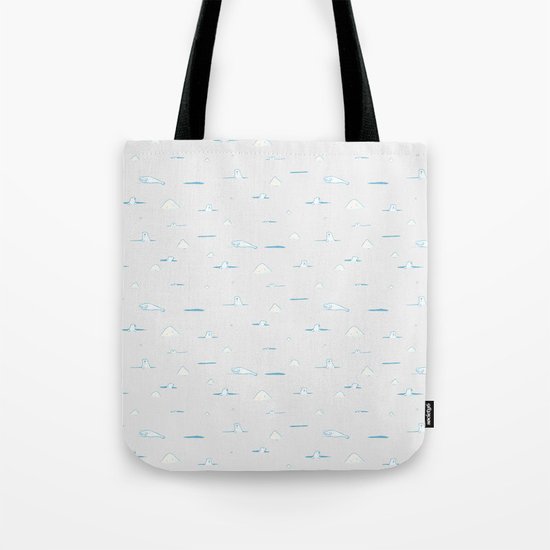 Polar Bear Hunting Tote Bag