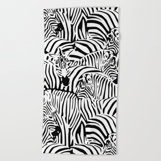 Zebras Beach Towel