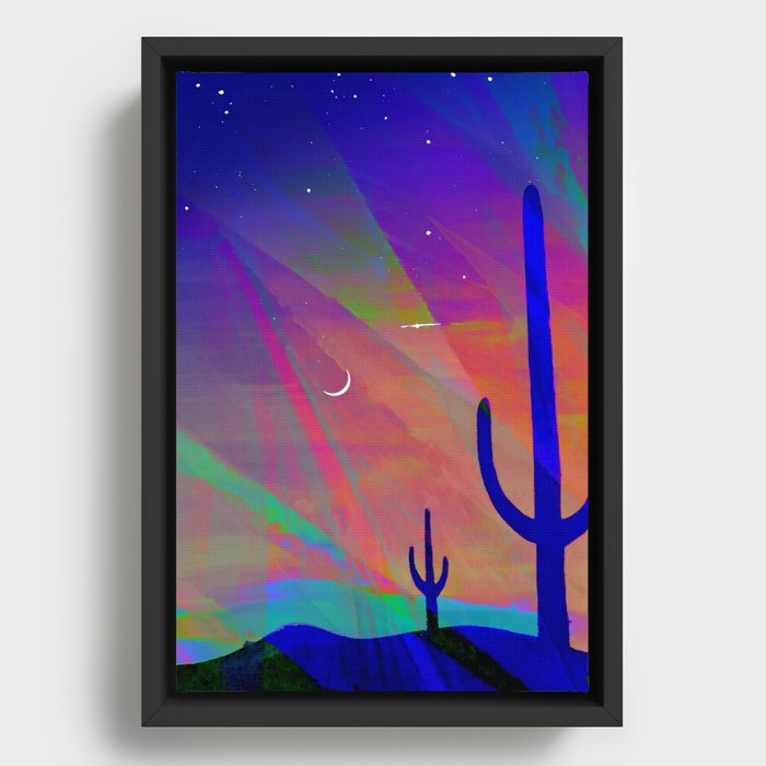 Arizona Evening Framed Canvas