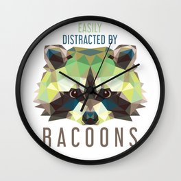 Raccoon Pet Parent Wall Clock
