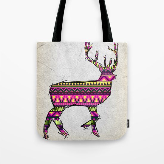 Deer Navajos pattern Tote Bag