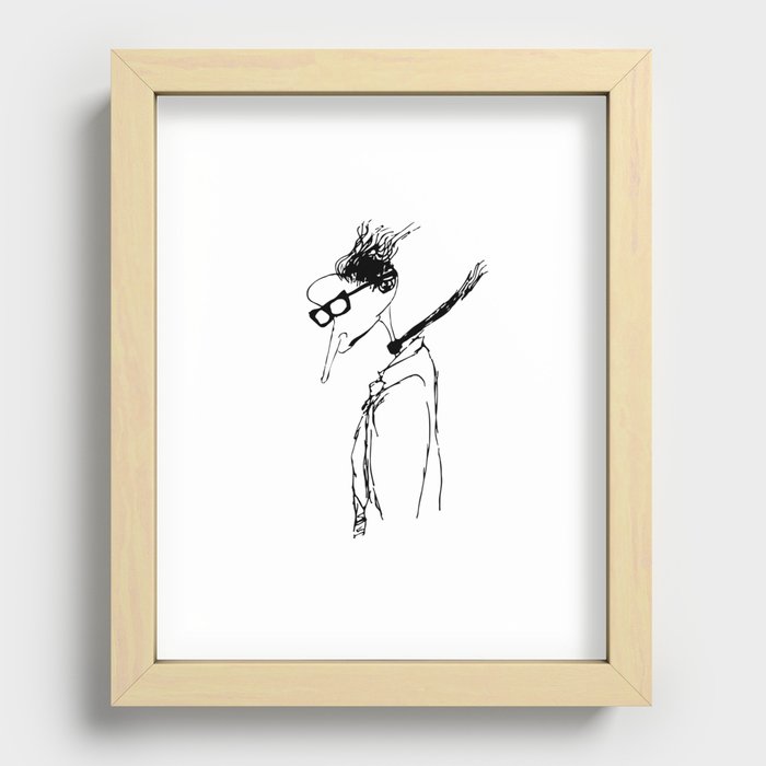 The Man Recessed Framed Print