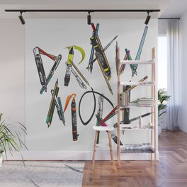 Draw More (Color) Wall Mural