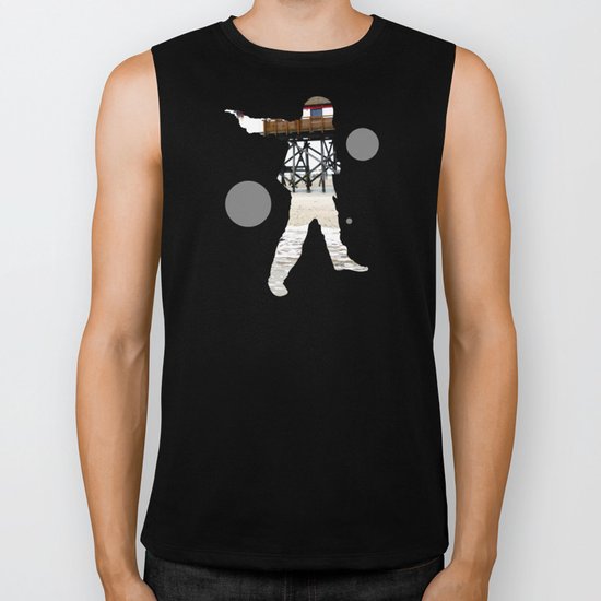 Sea Side Mix Biker Tank