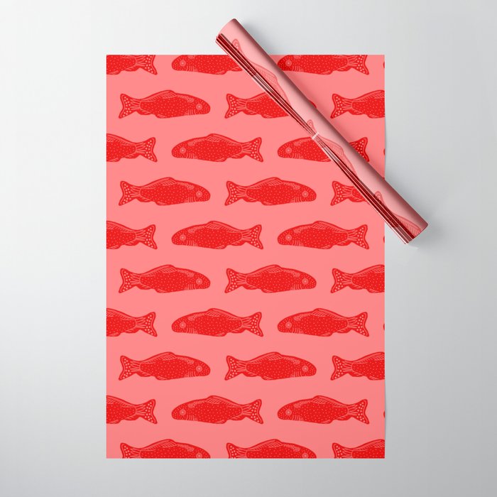 Here's Fishy Fishy! Wrapping Paper