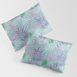 Summer textured abstract leaf pattern design  Pillow Sham