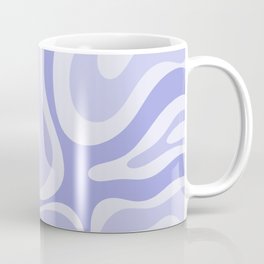 Modern Retro Liquid Swirl Abstract in Light Lavender Purple Coffee Mug | Joyful, Pattern, Purple, Trippy, Pastel, Aesthetic, Abstract, Retro, Pop Art, Vibe 