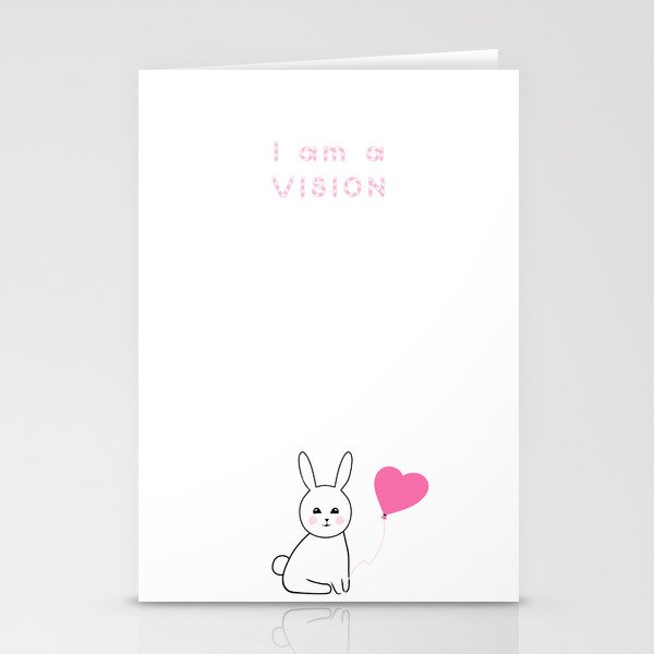 I am a vision Stationery Cards