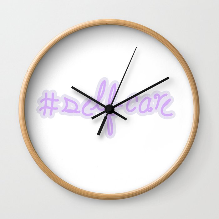 #self-care Wall Clock