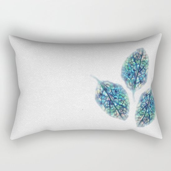 Three Leaves Rectangular Pillow