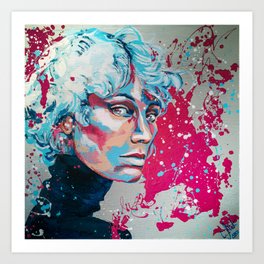 Riva S. Blueberry by Carolyn Mielke, carographic Art Print