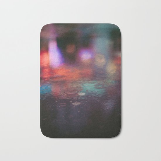 Bokeh on water Bath Mat