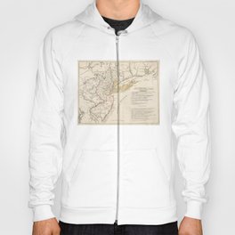 Vintage Map of New Jersey (1780) Hoody