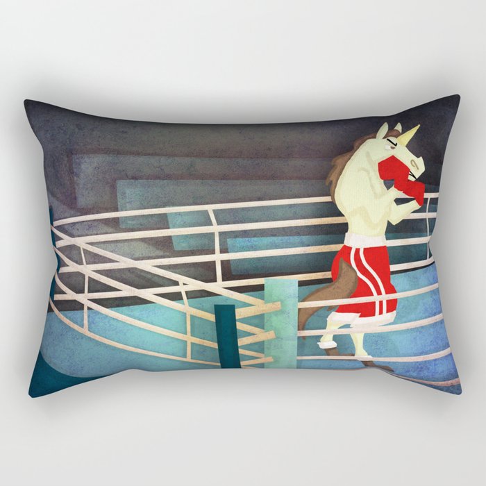 Unicorn Boxer Rectangular Pillow