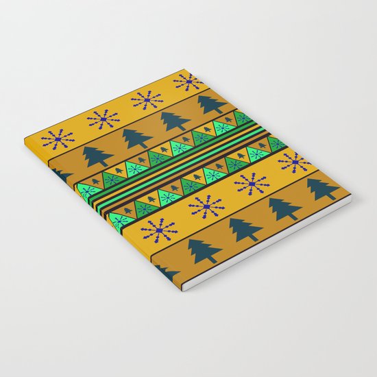 Christmas pattern Notebook