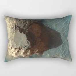 Mars - Aram Chaos Sediments Rectangular Pillow