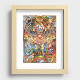 The Meaning Of Death Recessed Framed Print