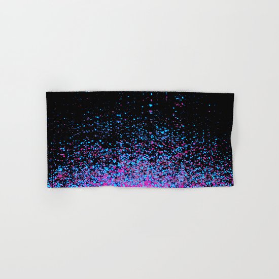 infinity in blue and purple Hand & Bath Towel