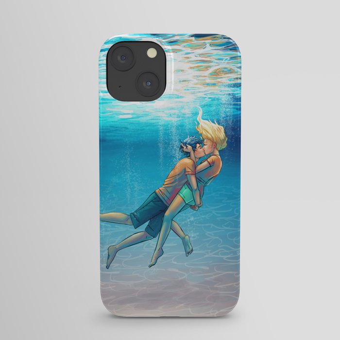 Percy Jackson - Percabeth - Underwater Kiss iPhone Case by Laura