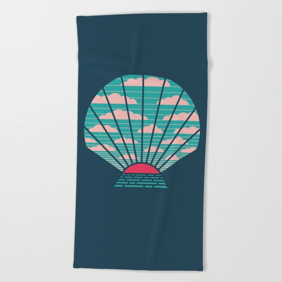 The Birth of Day Beach Towel