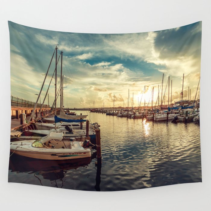 Summer's Setting Wall Tapestry