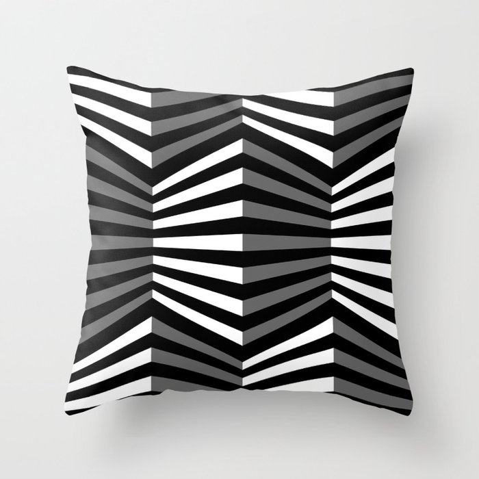 Shapes with presence Throw Pillow