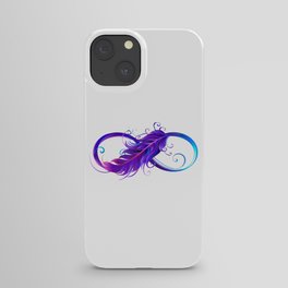 Infinity Feather iPhone Case