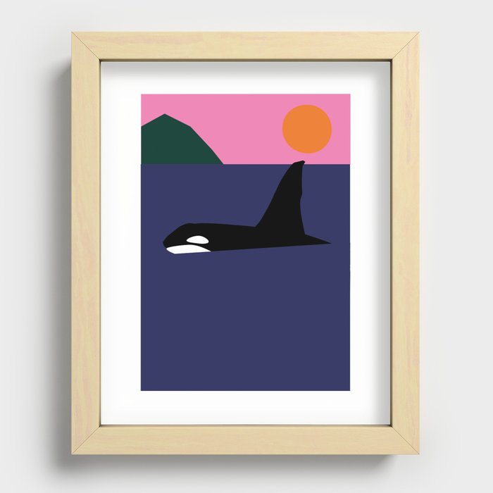 Solitude in the PNW Recessed Framed Print