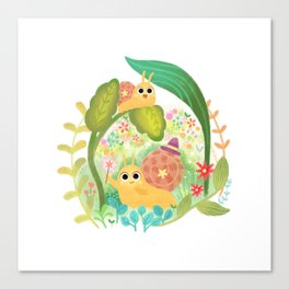 Snail wizards Canvas Print