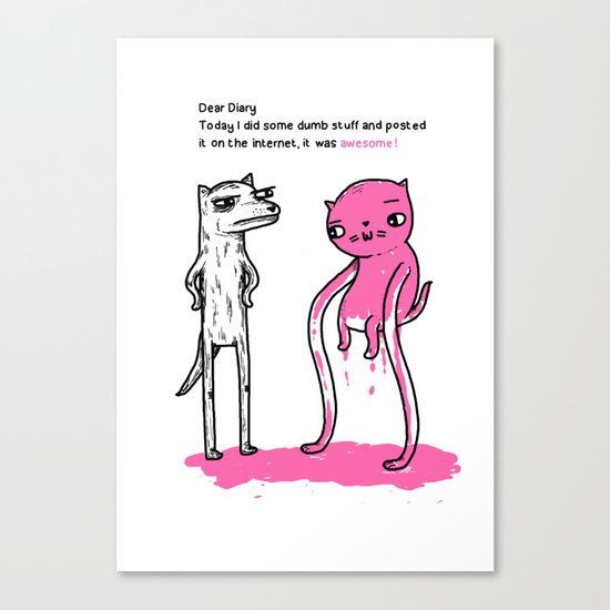 Jealous Canvas Print
