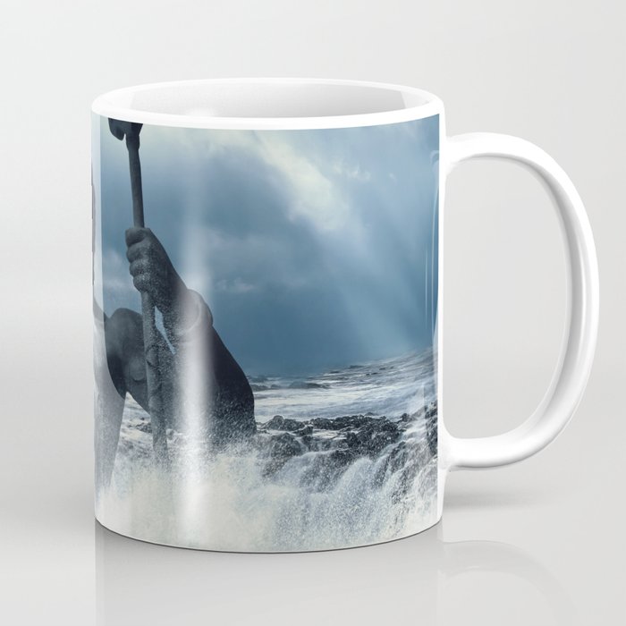 Poseidon - God of Sea Rising Coffee Mug