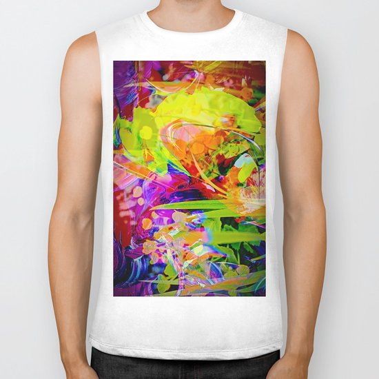 Nature Abstract 2 Biker Tank