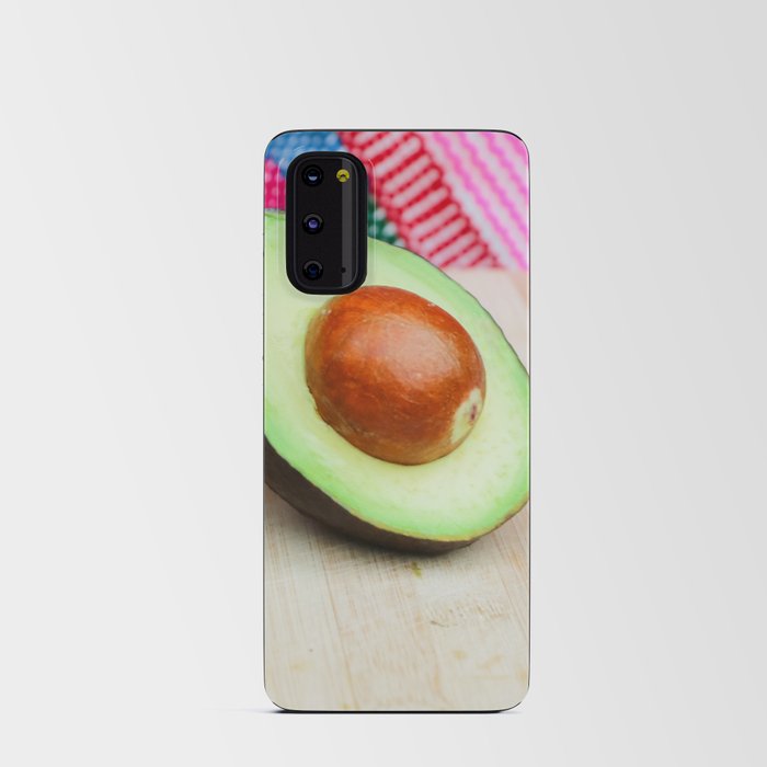 Mexico Photography - An Avocado Laying On The Table Android Card Case
