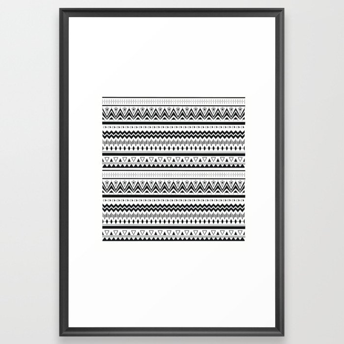 Pattern, geometry. Framed Art Print